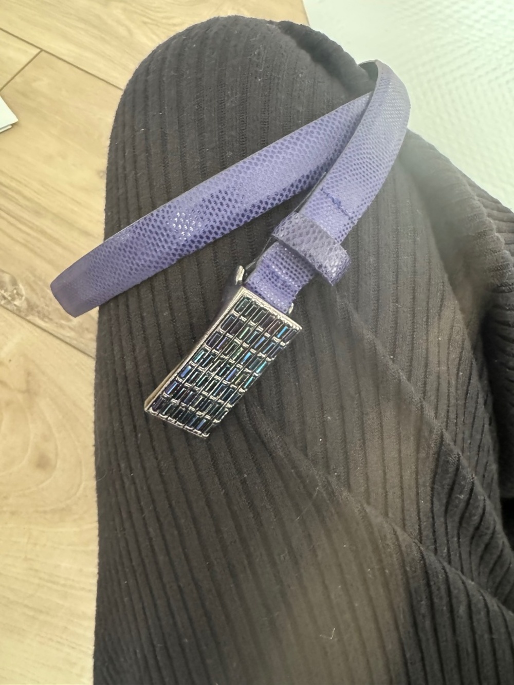 Snakeskin belt